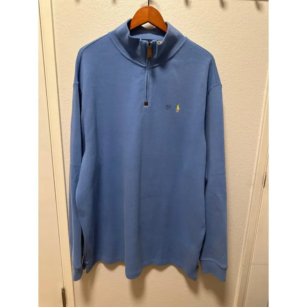 New! Polo Ralph Lauren Half Zip Sweater, Size XXL